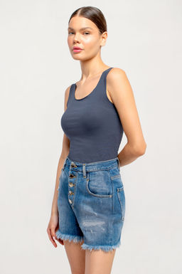 Арт. 3752/5 Майка женская 40-48 (5 шт) Цвет:графит