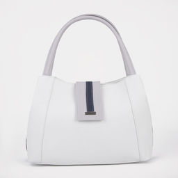 Сумка-тоут на молнии, цвет белый