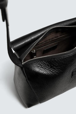 LEATHER CROSSBODY BAG M LIMITED EDITION - Zara фото 14