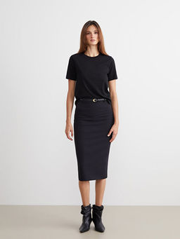 Bisiklet Yaka Kad?n Ti??rt