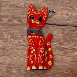 Сувенир "Кошка" албезия 30 см