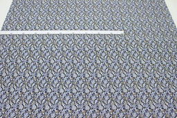 Импорт. хлопок Джамила цв.чернильный, ш.1.45м, хлопок-100%, 100гр/м.кв - Купава фото 3