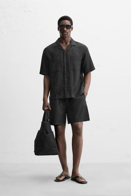 100% LINEN SHIRT - Zara фото 9