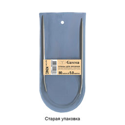 Спицы GAMMA круговые KNC алюминий d 5.0 мм 80 см 1 шт с покрытием фото 3