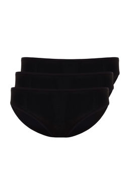 Trendyolmilla Siyah 3lu Paket Pamuklu Klasik Orme Kulot THMAW24KU00007  фото 7