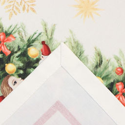 Набор салфеток сервировочных «Этель. Щелкунчик», 4 шт., белые, 40×40 см