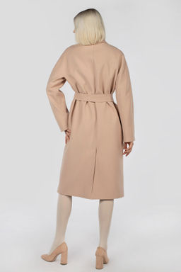 Пальто женское демисезонное (пояс) - El podio фото 3