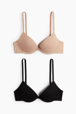 Pack de 2 sujetadores super push-up en algodon - H&m фото 7