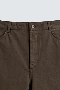 PANTAL?N CARGO STRAIGHT FIT / Marr?n - Zara фото 9