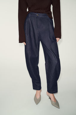 JEANS Z1975 HIGH-WAIST BOMBACHO - Zara фото 2