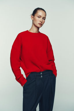 PINSTRIPED BALLOON TROUSERS - Zara фото 2