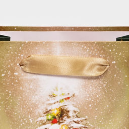 Цена за 2 шт. Пакет подарочный новогодний ламинированный Ёлочка в лесу,18?23?10 см