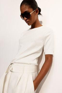Camiseta en punto fino - H&m фото 4