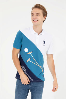 U. S. Polo Assn Мужская футболка-поло Petrol - U.s. polo assn фото 8