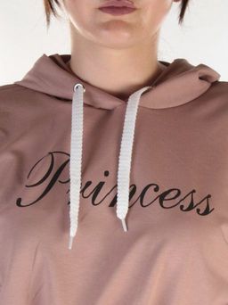 303-1 BROWN Спортивный костюм женский (100% хлопок) - Fashion фото 4
