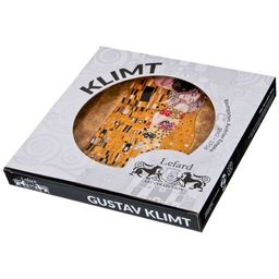ТАРЕЛКА КВАДРАТНАЯ LEFARD ПОЦЕЛУЙ (Г. КЛИМТ) 26 СМ ЗОЛОТОЙ (КОР=24ШТ.)  фото 2