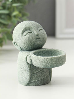 Подсвечник на 1 свечу песчаник «Маленький монах», d=4 см, 6×9×8.5 см