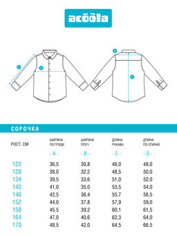ACOOLA / Сорочка верхняя детская для мальчиков Nestor белый  фото 4