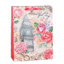 Цена за 12 шт. Пакет подарочный 40х30х12 / 1261L /уп 12/360/Париж - Галеонтрейд фото 2