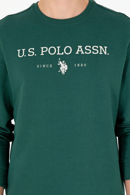 Мужской темно-зеленый свитшот Неожиданная скидка в корзине - U.s. polo assn фото 6