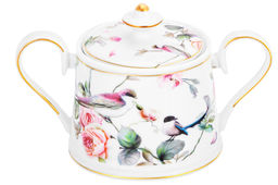 Сахарница 250 мл 15,5*9,5*9 см Певчие птички NEW BONE CHINA
