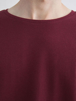 Bisiklet Yaka Uzun Kollu Erkek Ti??rt