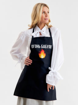 Фартук Этель Огонь бабуля 60?70 см, 100% хлопок, репс 210 г/м?