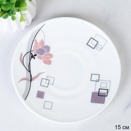 Блюдце / GRAY-GB220/(6834) Абстракция геометрия / ШТУЧНО - ГалеонТрейд фото 2