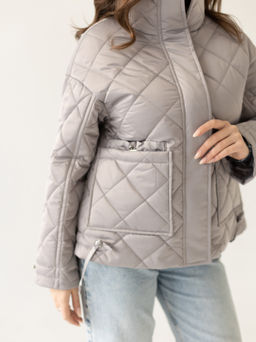 Куртка женская демисезонная 24835 (графит) - Kankan фото 12