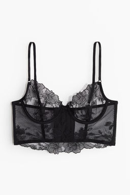 Bustier bordado sin relleno - H&m фото 6