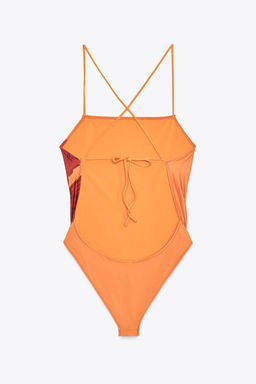 FLORAL PRINT SWIMSUIT - Zara фото 7