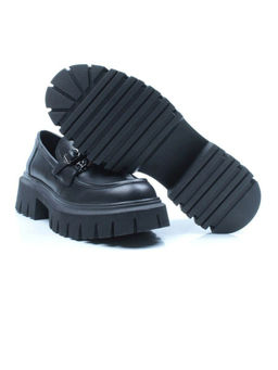 03-C1812-1 BLACK Лоферы женские (натуральная кожа)