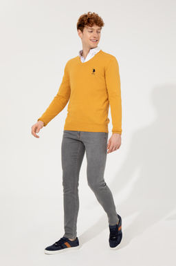 Erkek Gri Jean Pantolon