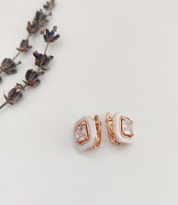 Серьги с керамикой