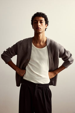 Cardigan de lana Regular Fit - H&m фото 3