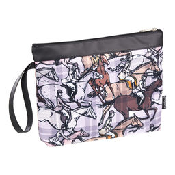 Цена за 4 шт. Косметичка ErichKrause® StreetLine 300х250мм Horse Racing