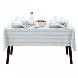 Скатерть 145х145см "Марина Дор" полоса, длина стола до 110см, на 4 персоны, рогожка, хлопок "Премиум" 186г/м2, упаковка классическая 28х41см, "Домашняя мода" (Россия)