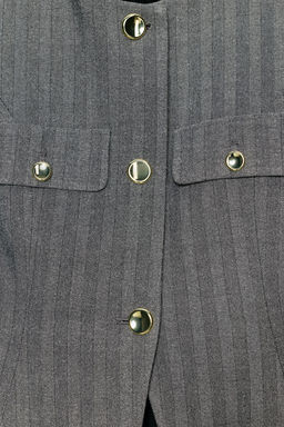 HERRINGBONE FLARED WAISTCOAT - Zara фото 7