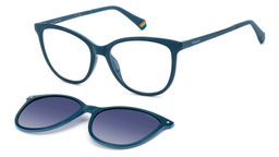 Солнцезащитные очки POLAROID PLD 6138/CS Синий, женские