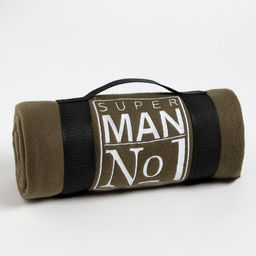 Плед флисовый «Этель. Super man», 130×150 см, флис 160 г/м²