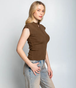 Футболка #КТ082 (1), шоколадный