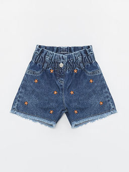 Beli Lastikli Basic K?z Bebek Jean ?ort