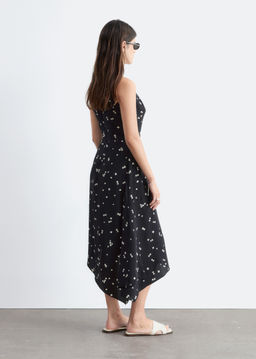 Maxivestido de seda con estampado floral - H&m фото 6