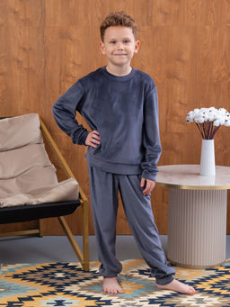 Костюм для мальчика Барсик Графит