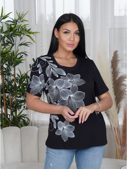 Футболка женская Лирика бордо - Lovetex фото 15