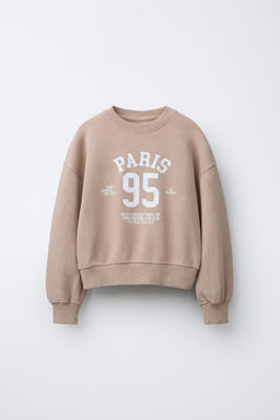 FADED SLOGAN SWEATSHIRT - Zara фото 5