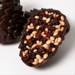 Шишка шоколадная с кедровым орехом и вяленой брусникой - Абаканские Сласти фото 2