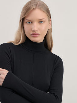 Водолазка из модала со швом / Zarina  фото 7