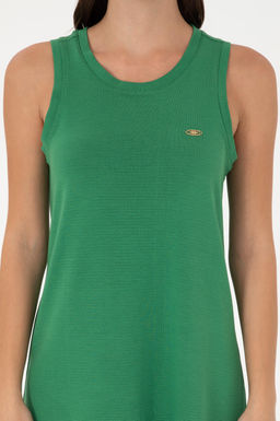 Женское зеленое трикотажное платье Неожиданная скидка в корзине - U.s. polo assn фото 5