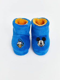 Mickey Mouse Bask?l? Pel?? Erkek ?ocuk Ev Botu